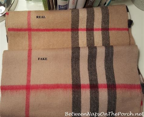 fake burberry clothes|burberry scarf vs real.